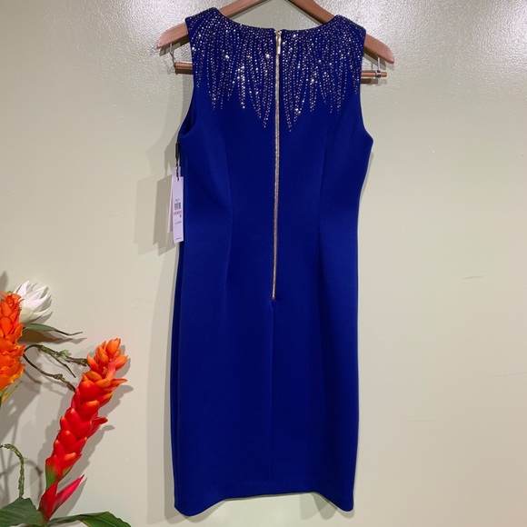 Beautiful and Brand New Calvin Klein Blue Dress - Picture 7 of 10